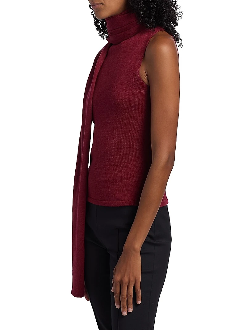 Canal Knit Scarf Top