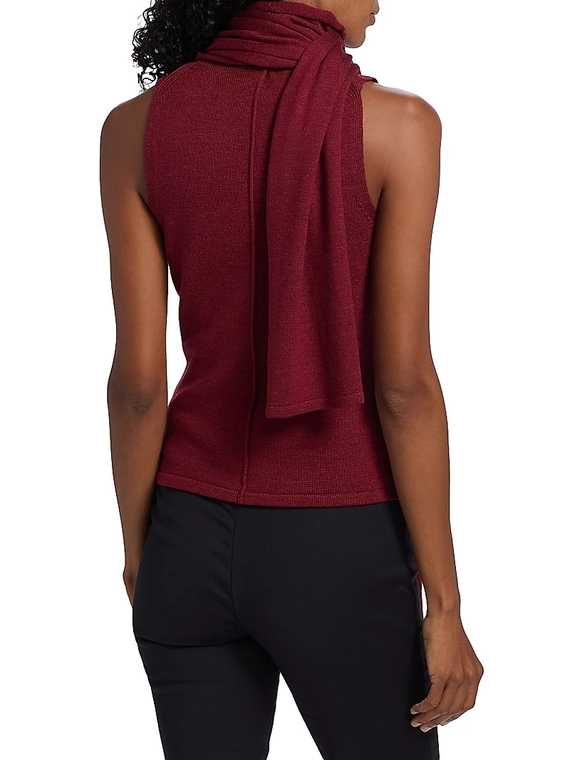 Canal Knit Scarf Top