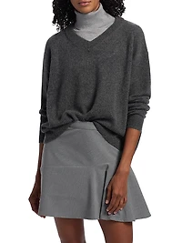 Doris Cashmere V-Neck Sweater