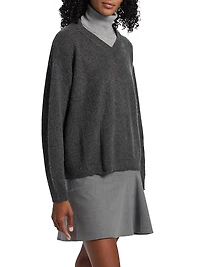 Doris Cashmere V-Neck Sweater