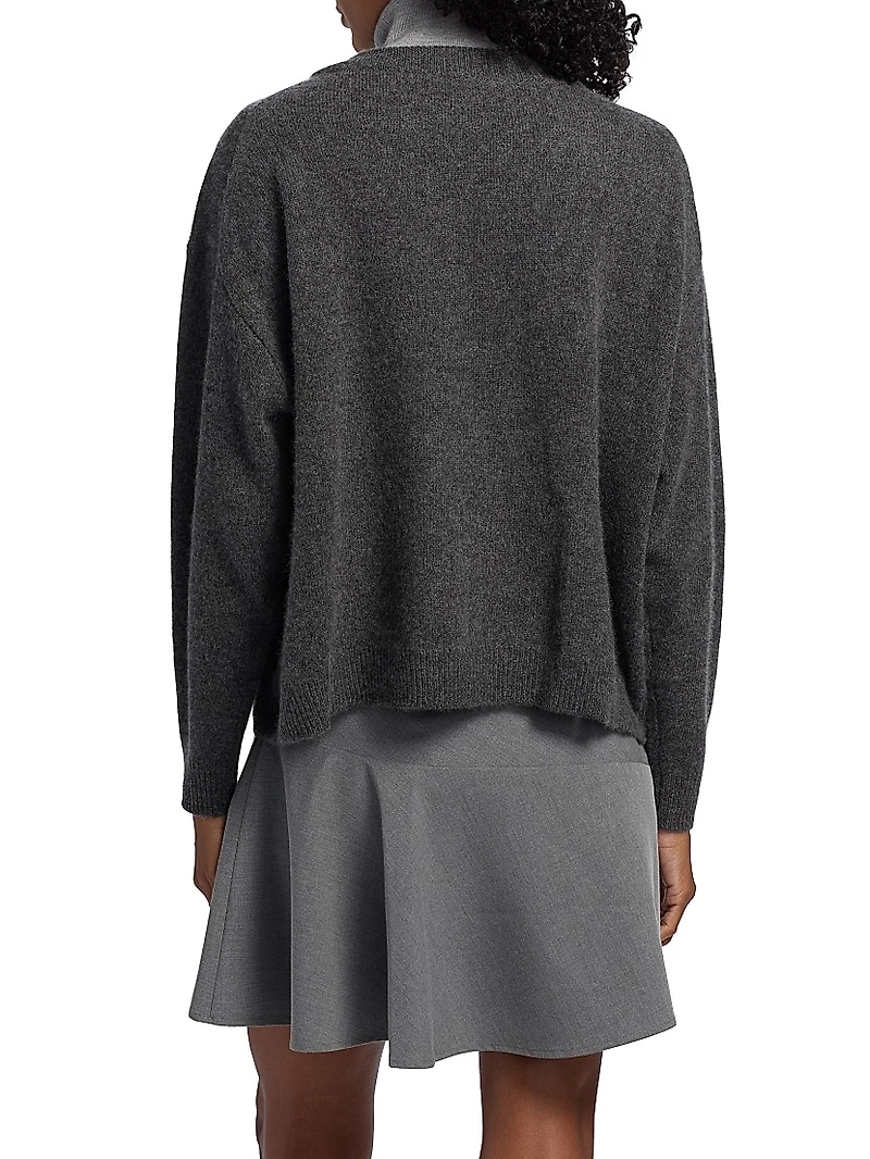 Doris Cashmere V-Neck Sweater