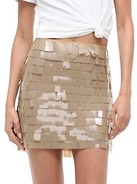 Max Paillette Miniskirt