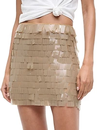 Max Paillette Miniskirt