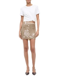 Max Paillette Miniskirt