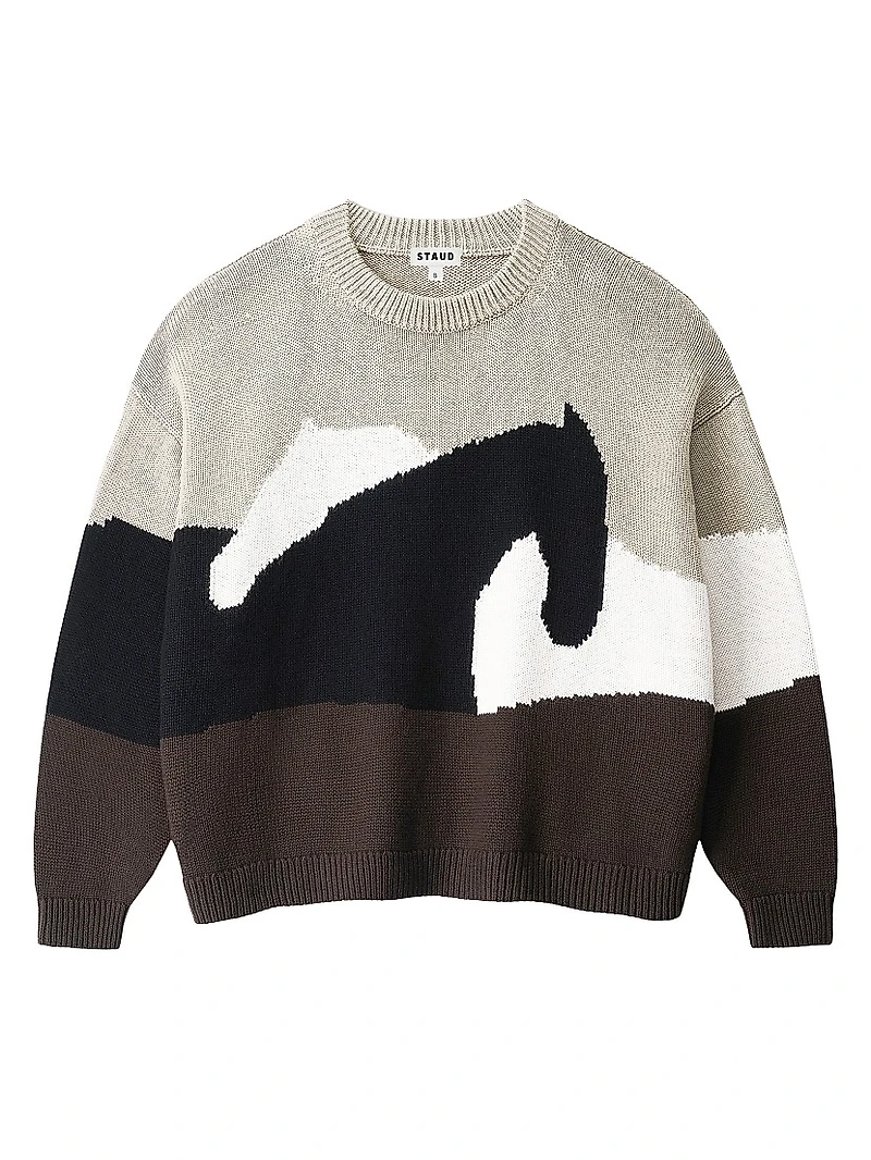 Giada Horse Merino Wool Crewneck Sweater