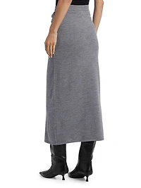 Wilma Merino Wool Midi-Skirt