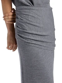 Wilma Merino Wool Midi-Skirt