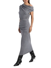 Wilma Merino Wool Midi-Skirt