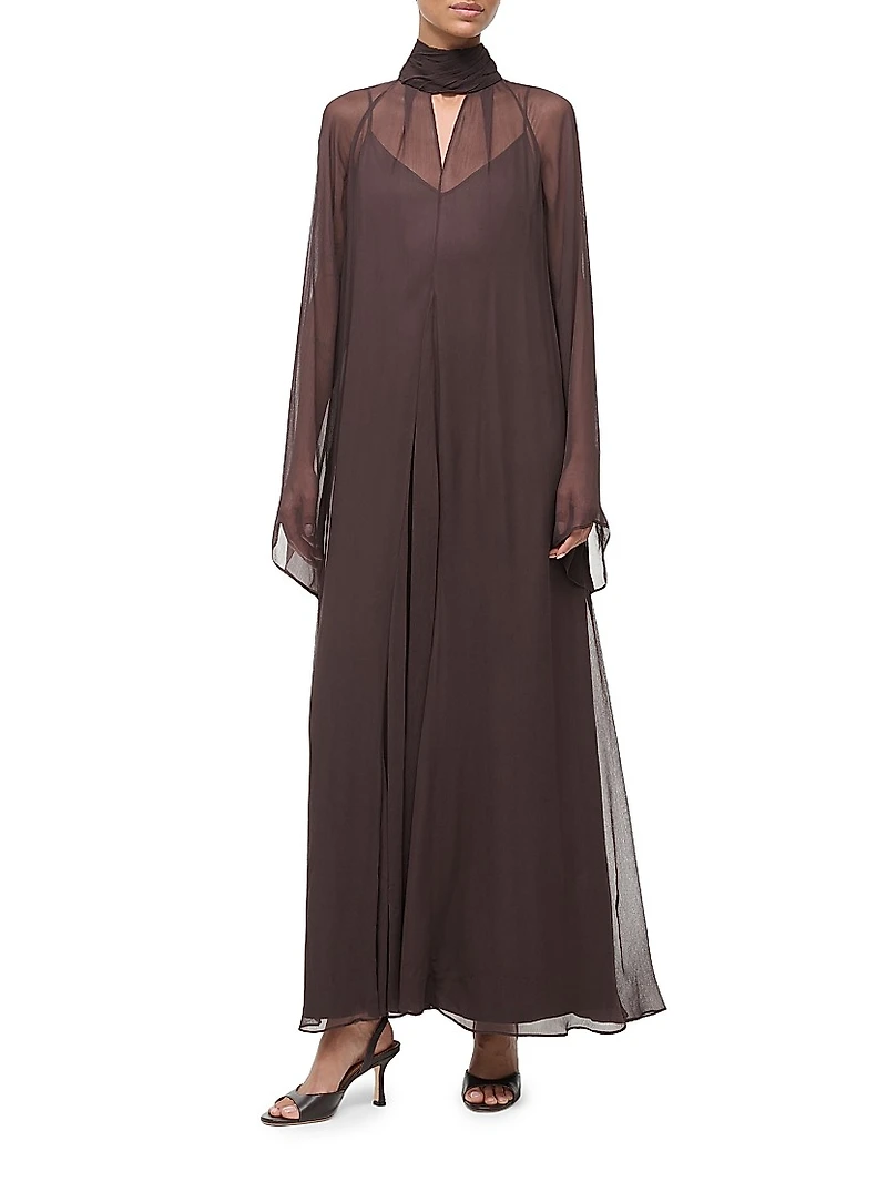 Esther Chiffon Maxi Dress