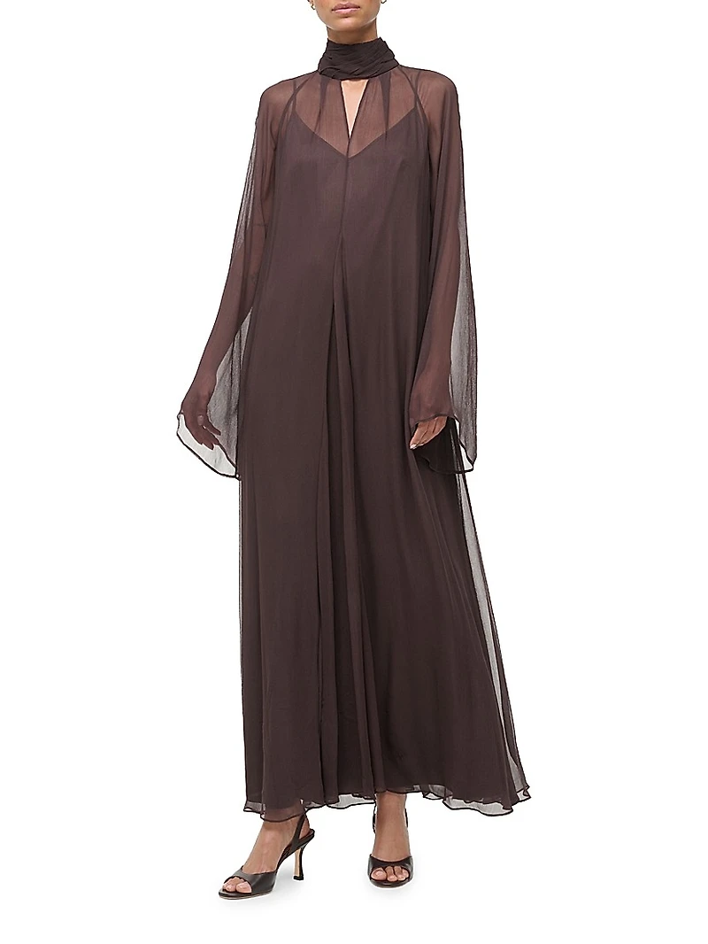 Esther Chiffon Maxi Dress