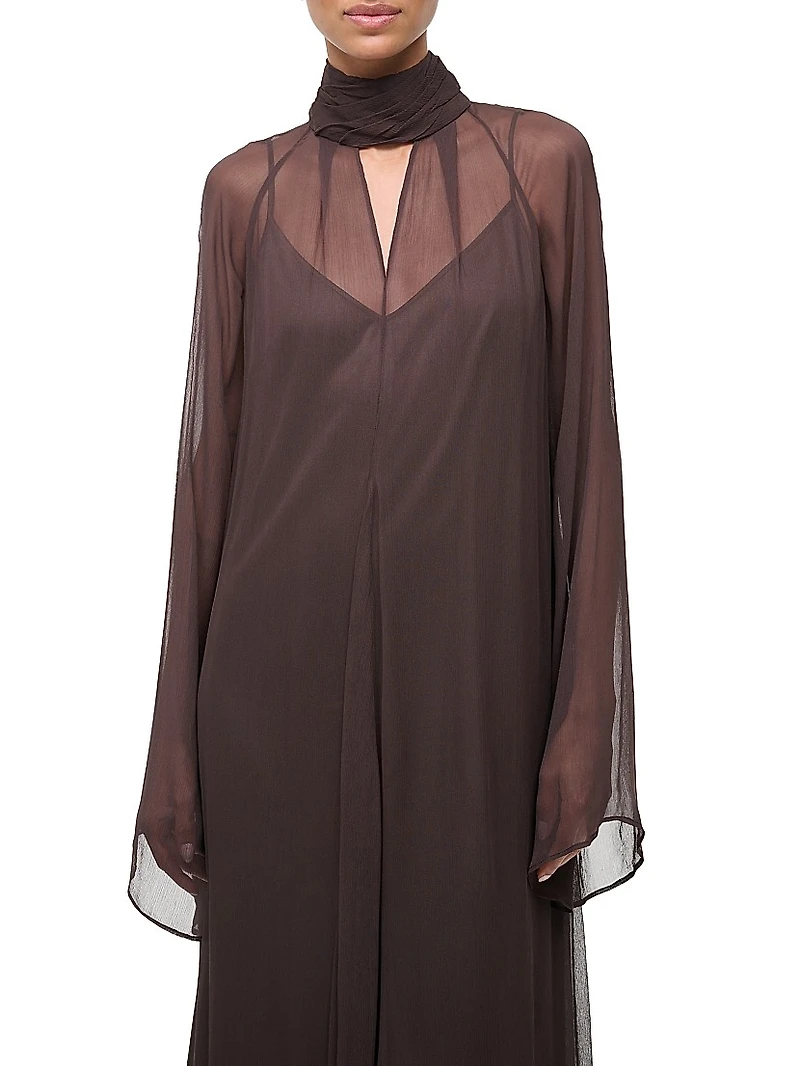 Esther Chiffon Maxi Dress