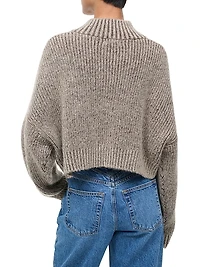 Hampton Half-Zip Crop Sweater