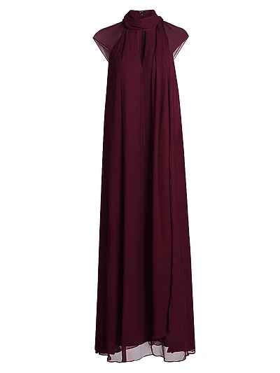 Camilla Crinkle Chiffon Maxi Dress