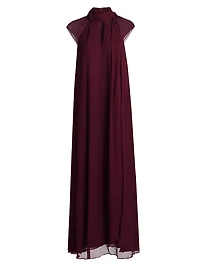 Camilla Crinkle Chiffon Maxi Dress