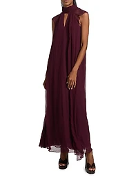 Camilla Crinkle Chiffon Maxi Dress