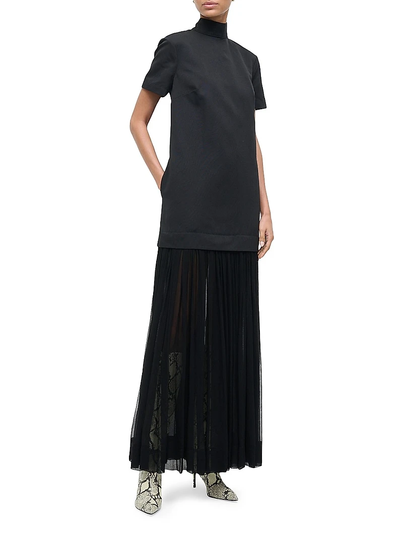 Pia Two-Tone Maxi Dress