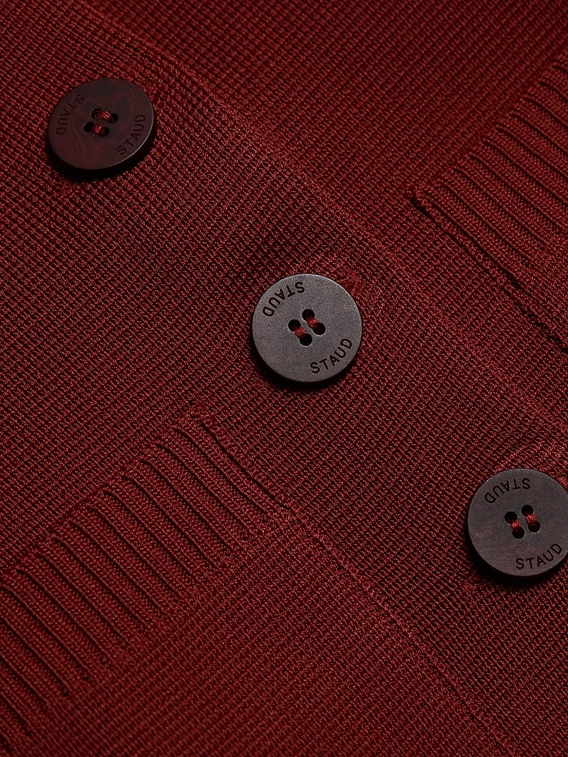 Rachela Knit Button-Front Top