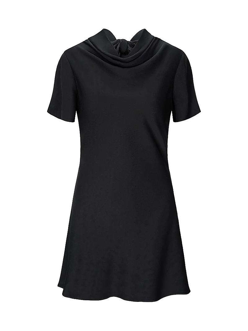 Iris Stretch Silk Minidress
