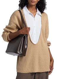 Coast Relaxed-Fit Bib Collar Sweater