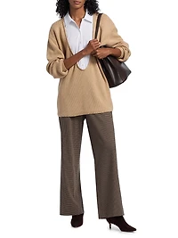 Coast Relaxed-Fit Bib Collar Sweater