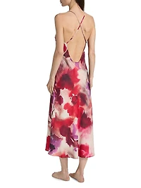 Mizuki Floral Charmeuse Slip Dress
