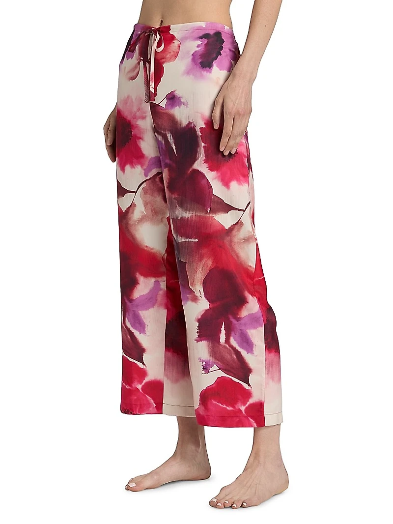 Mizuki Floral Charmeuse Pajamas