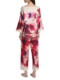 Mizuki Floral Charmeuse Pajamas