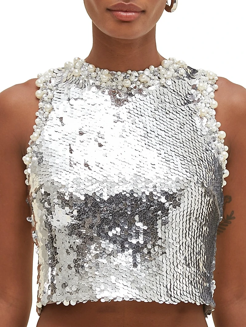 Moonlight Sequin Top
