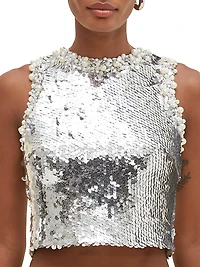 Moonlight Sequin Top