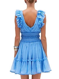 Chiffon Wonderland Flutter Minidress