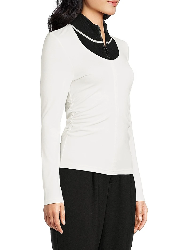 The Galaxy Stripe Half-Zip Pullover