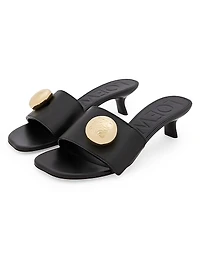 Pebble 45MM Leather Slides