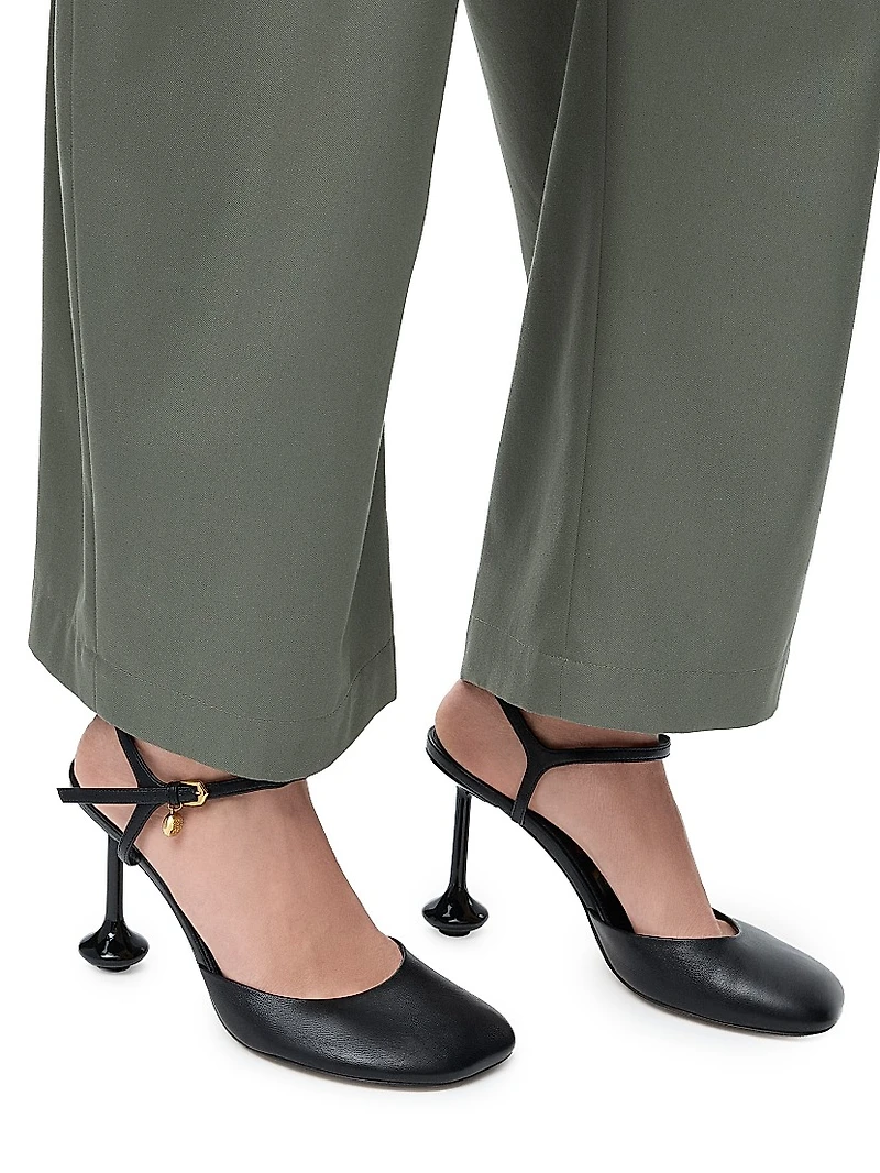 Toy 90MM Ankle Strap Pumps