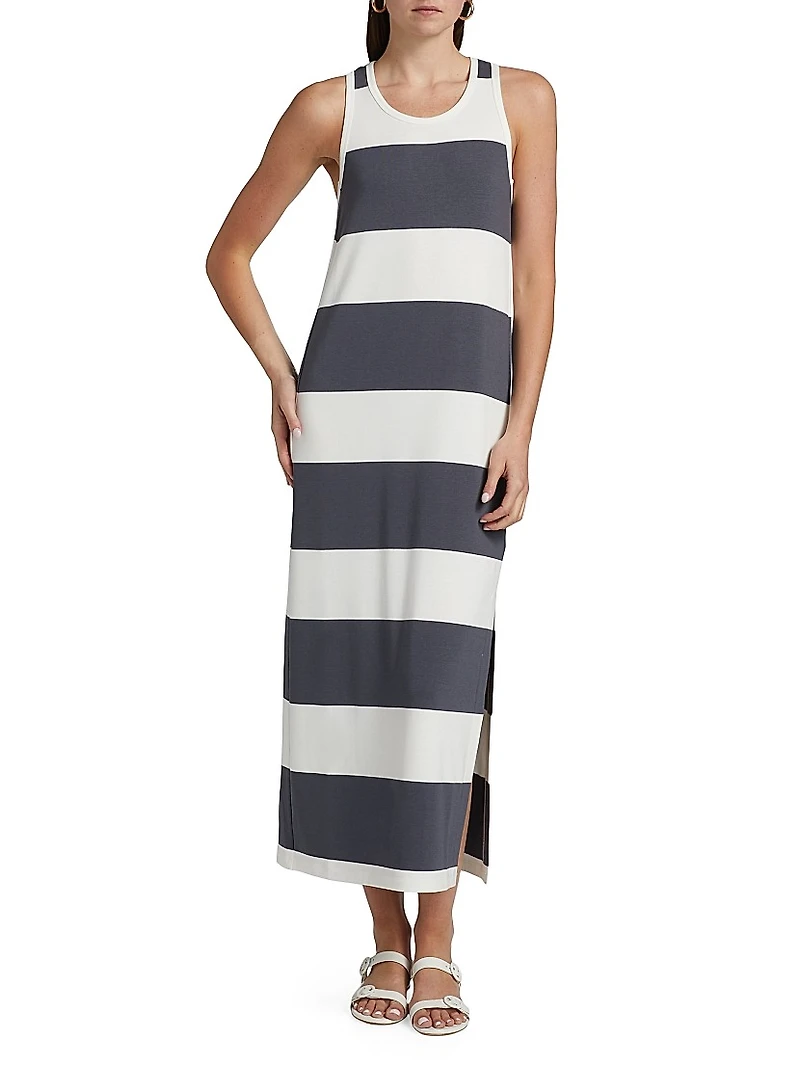 Mesa Rib-Knit Midi-Dress