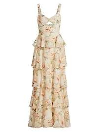 Phillipa Tiered-Ruffle Maxi Dress