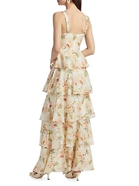 Phillipa Tiered-Ruffle Maxi Dress