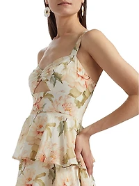 Phillipa Tiered-Ruffle Maxi Dress