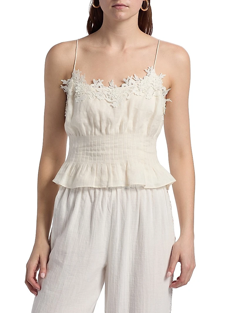 Sanika Linen Camisole