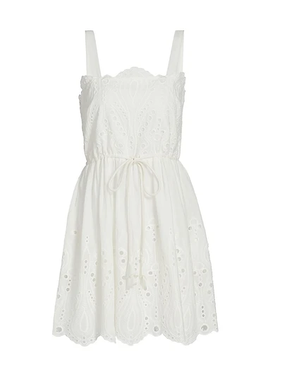 Cosette Eyelet Cotton Minidress
