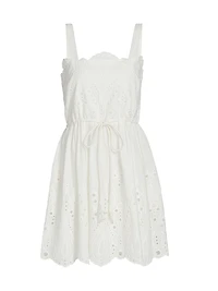 Cosette Eyelet Cotton Minidress
