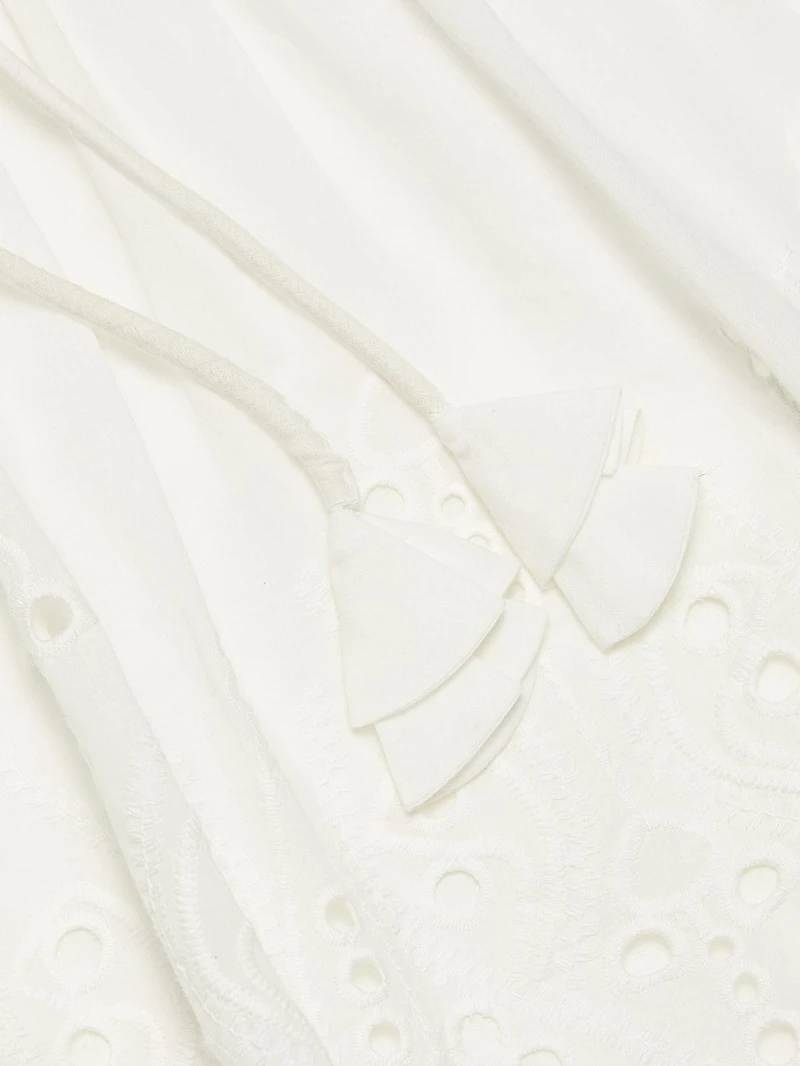 Cosette Eyelet Cotton Minidress