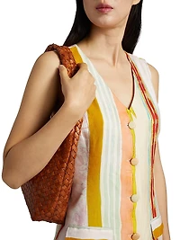 Suni Striped Linen-Blend Shirtdress