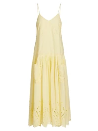 Martin Eyelet Cotton Maxi Dress