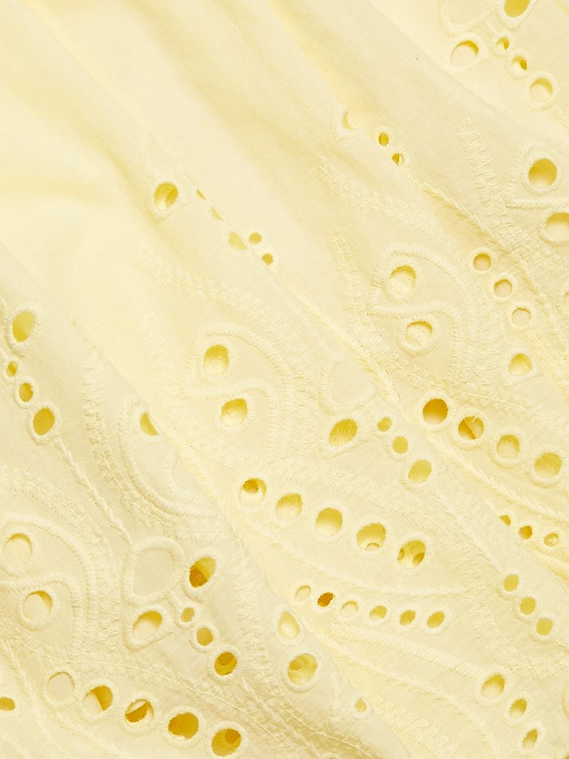 Martin Eyelet Cotton Maxi Dress