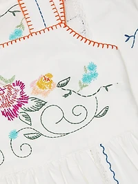 Stefy Floral Cotton Midi-Dress