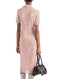 Printed Stretch Georgette Dress