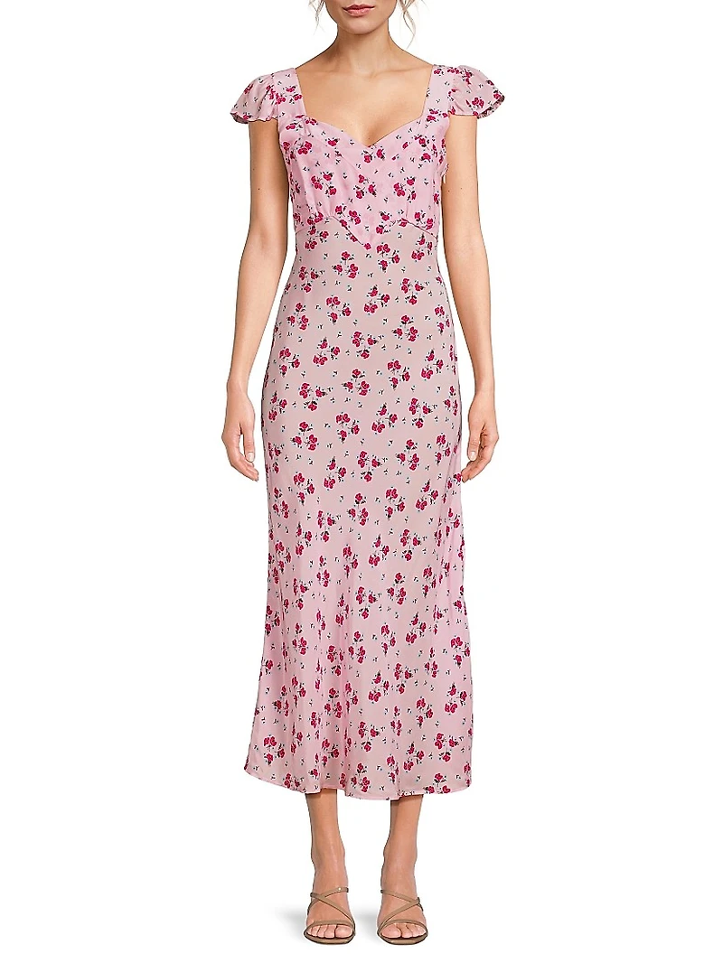 Hello Sunshine Aurora Slip Midi-Dress