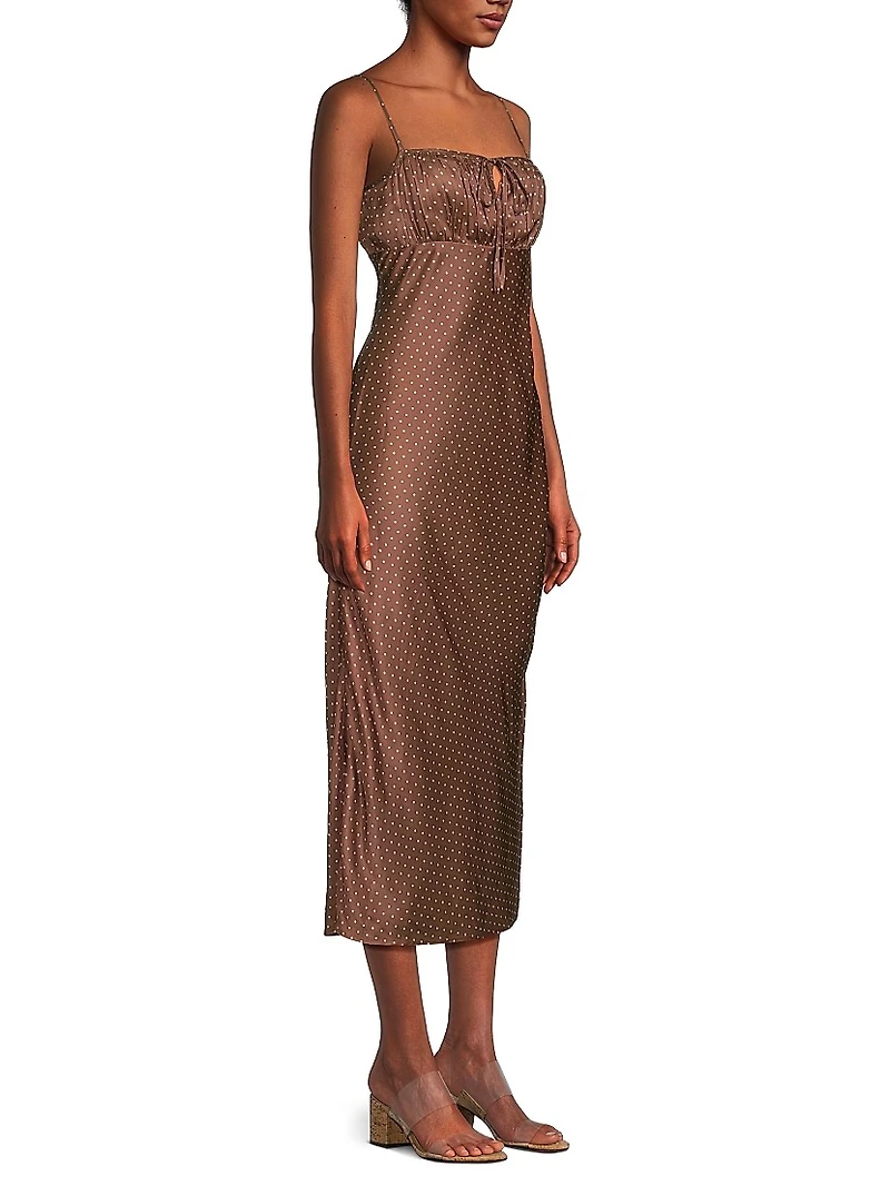 Hello Sunshine Leo Slip Midi-Dress