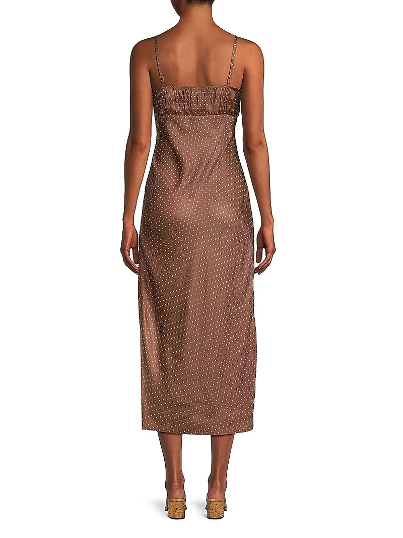 Hello Sunshine Leo Slip Midi-Dress