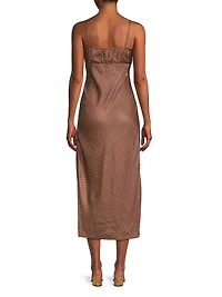 Hello Sunshine Leo Slip Midi-Dress